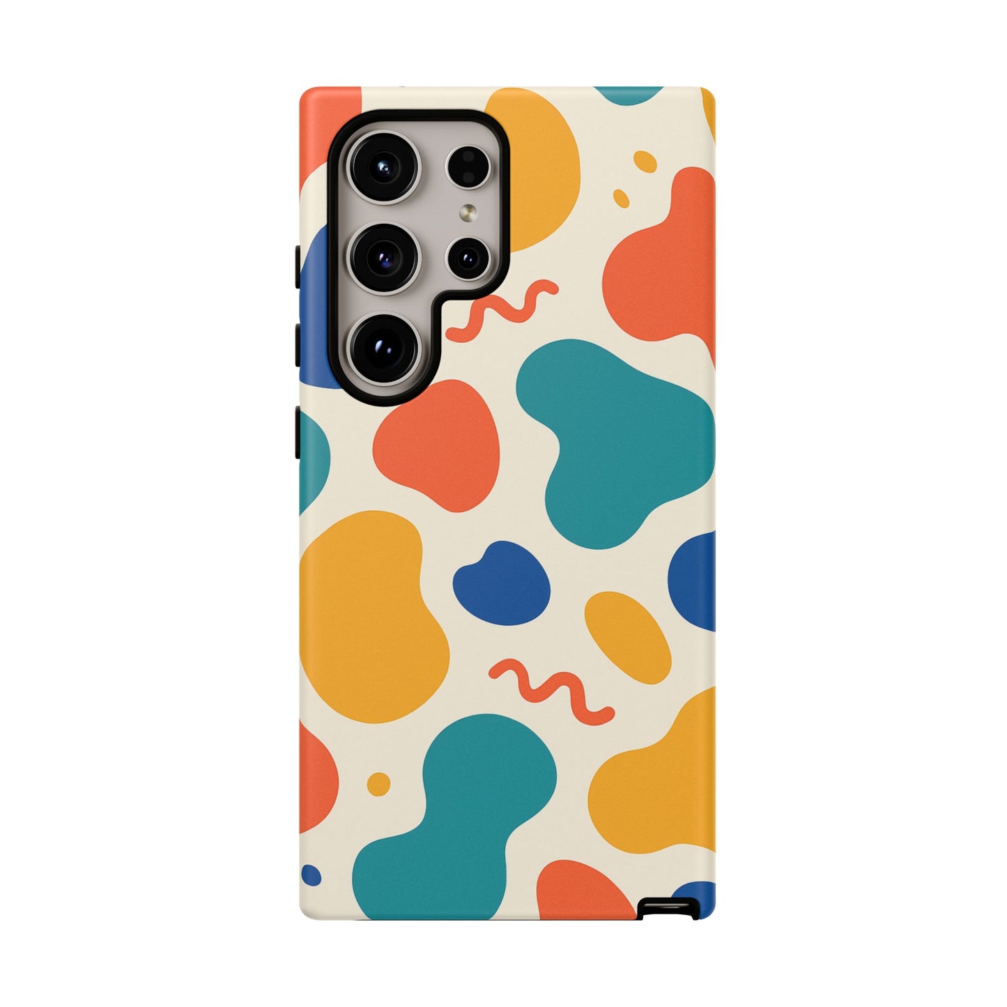 Colorful Phone Case with Abstract Design, Stylish Phone Cover, Trendy Tech Accessory for Her, Unique Gift Idea, Fun Patterned Case