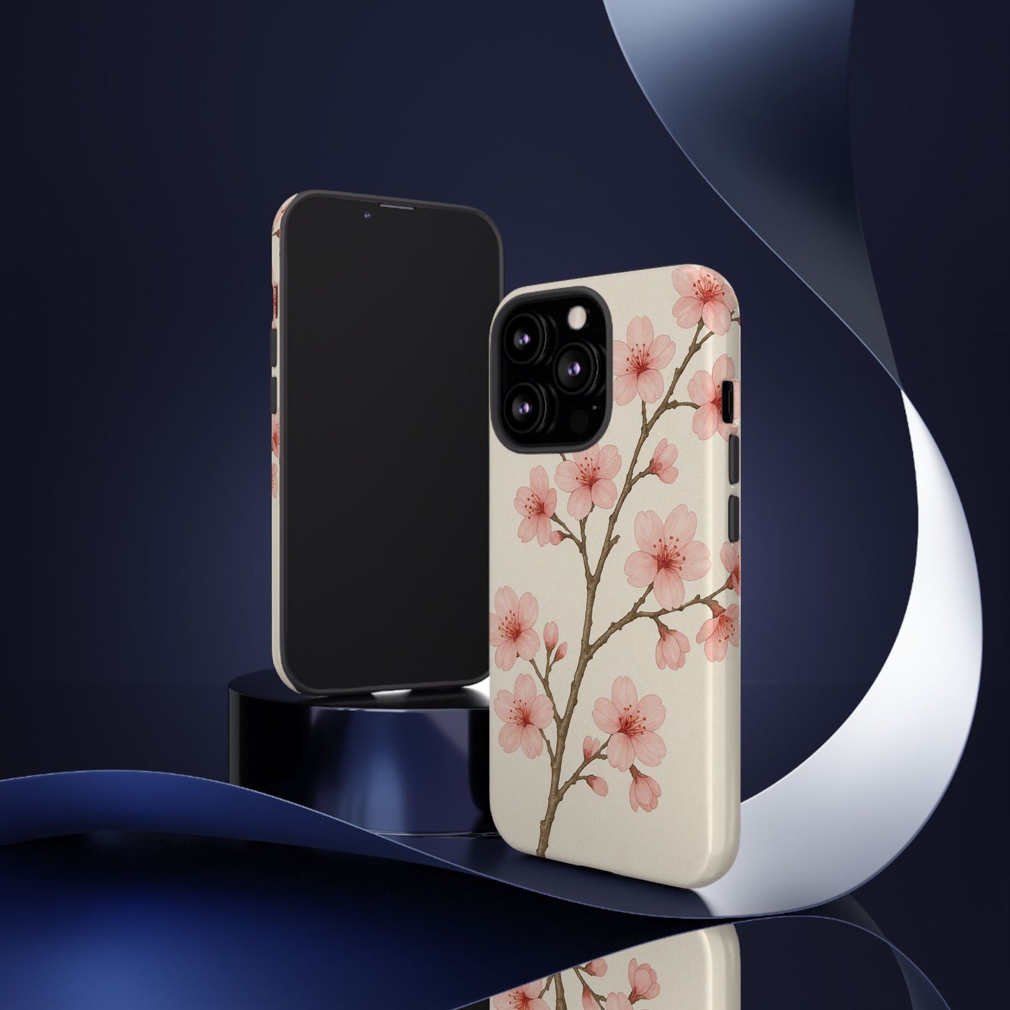Cherry Blossom Phone Case, Floral Phone Cover, Tough Case for Gifts, Spring Decor, Cute Tech Accessories, Nature Lover's Gift