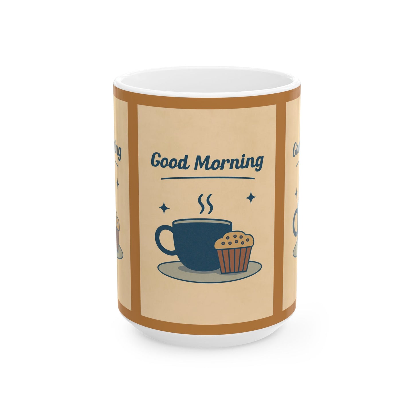 Good Morning Ceramic Mug, Coffee Lover Gift, Tea Mug, Breakfast Reminder, Cozy Kitchen Decor, Perfect for Birthdays, Anniversaries
