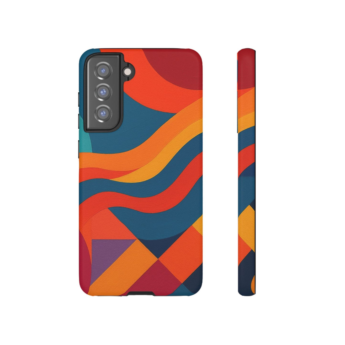 Vibrant Phone Case, Abstract Design Cover, Tough Cases for All Occasions, Stylish Gift for Tech Lovers, Modern Phone Accessories