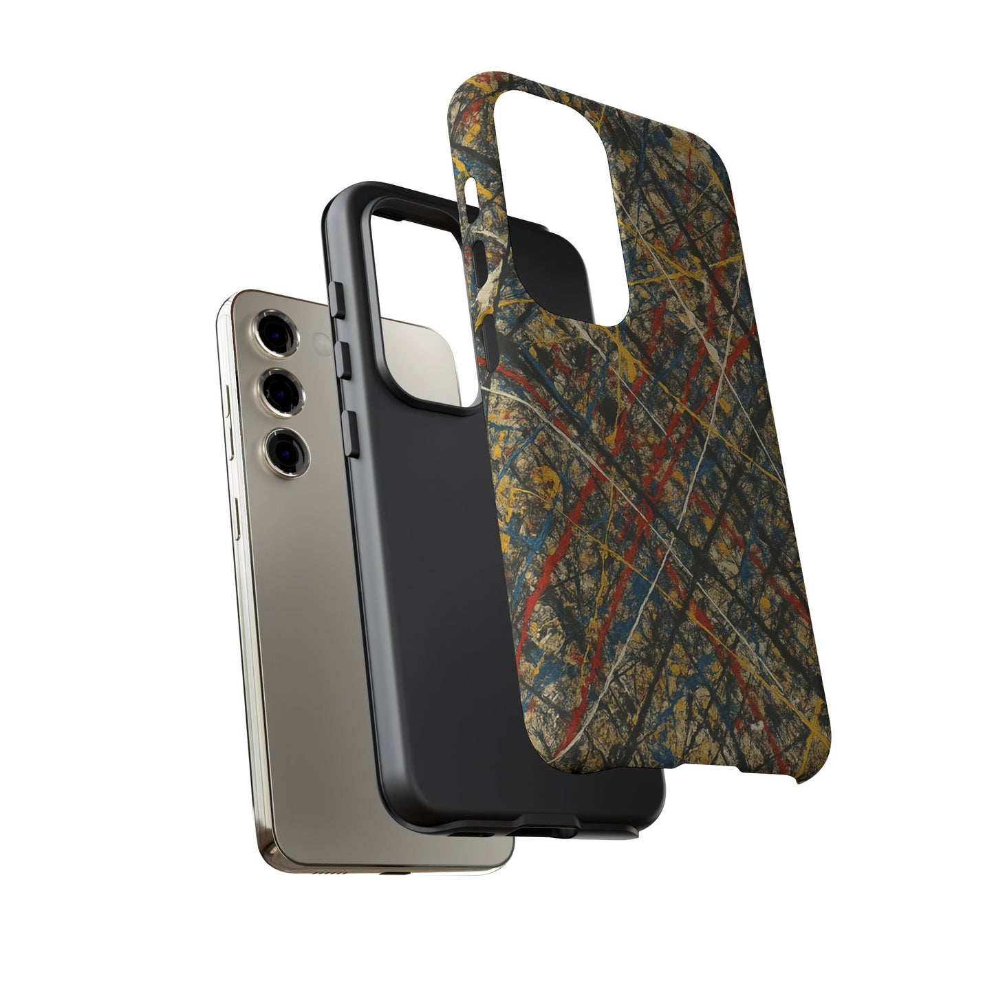 Tough Cases Phone Case - Bold Abstract Design, Stylish Mobile Cover, Unique Gift for Him/Her, Durable Accessory, Trendy Protection