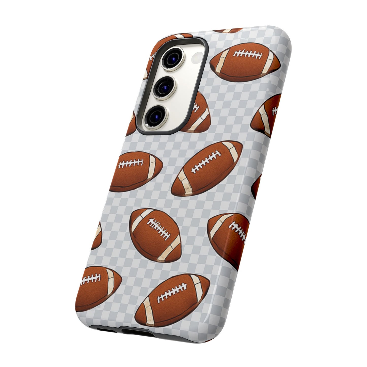 Football Phone Case, Tough Cases for Sports Fans, Unique Gift for Football Lovers, Protective Decor, Athletic Accessories