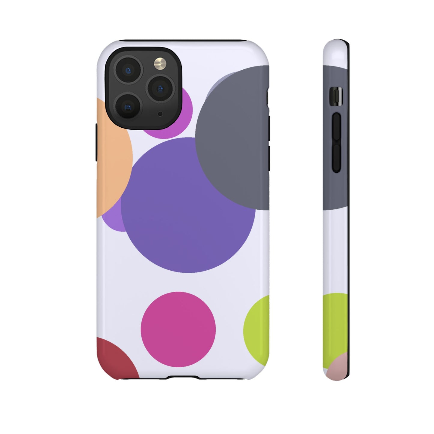 Colorful Geometric Phone Case, Bold Protective Cover for iPhone, Unique Gift for Trendy Teens, Fun Customizable Cases, Modern Design