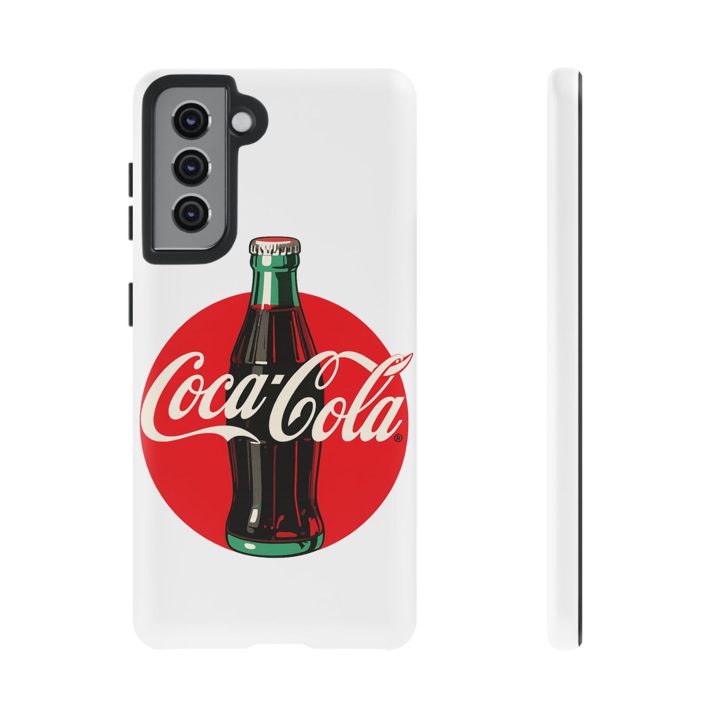 Coca-Cola Tough Phone Cases, Vintage Soda Drink, Retro Style, Unique Gift, Phone Accessories, Summer Vibes