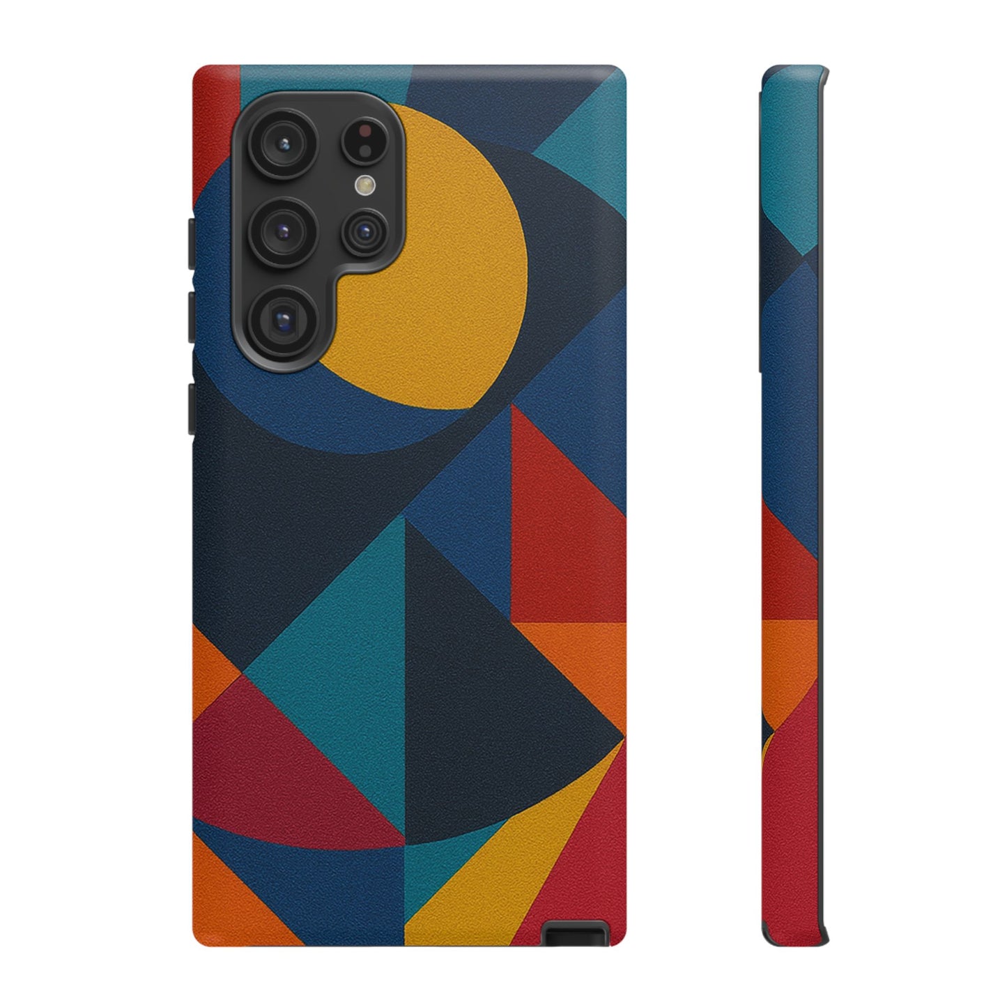 Vibrant Phone Case, Colorful Phone Cover, Geometric Design, Artistic Gift, Trendy Accessory, Vibrant Colors, Unique Design