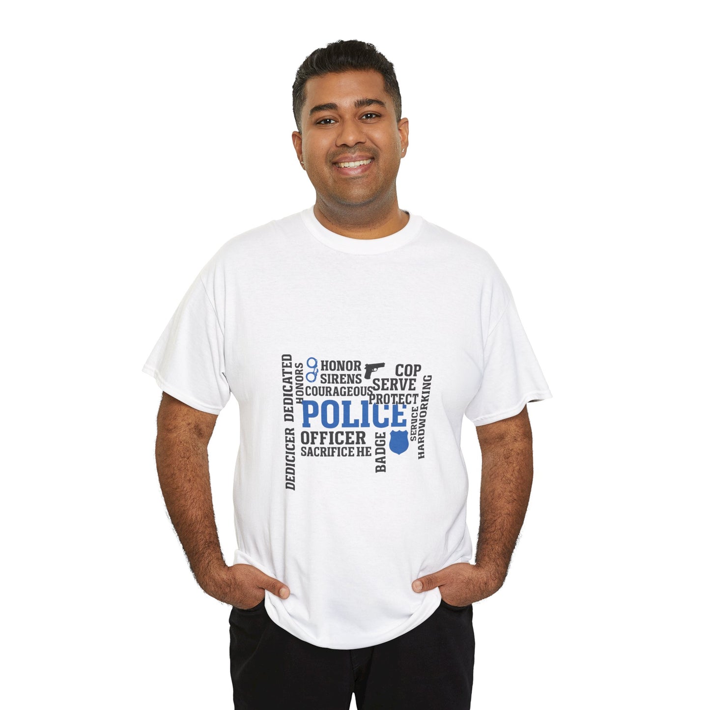 Police Officer Tribute Tee, Unisex Cotton T-Shirt, Law Enforcement Gift, Hero Appreciation Shirt, Cop Appreciation Day, Birthday Gift [...]