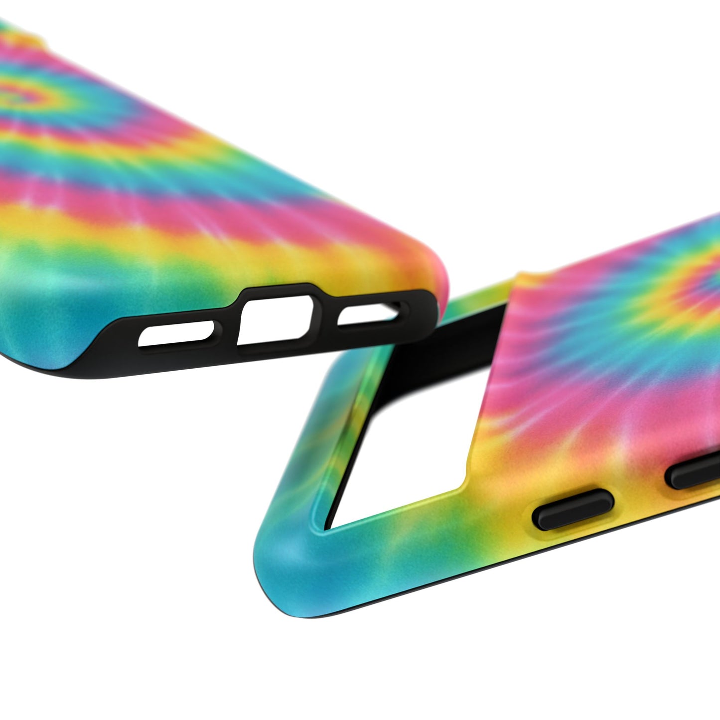 Colorful Tie-Dye Phone Case, Vibrant Phone Cover, Boho Style Accessory, Gift for Teens, Trendy Phone Accessories