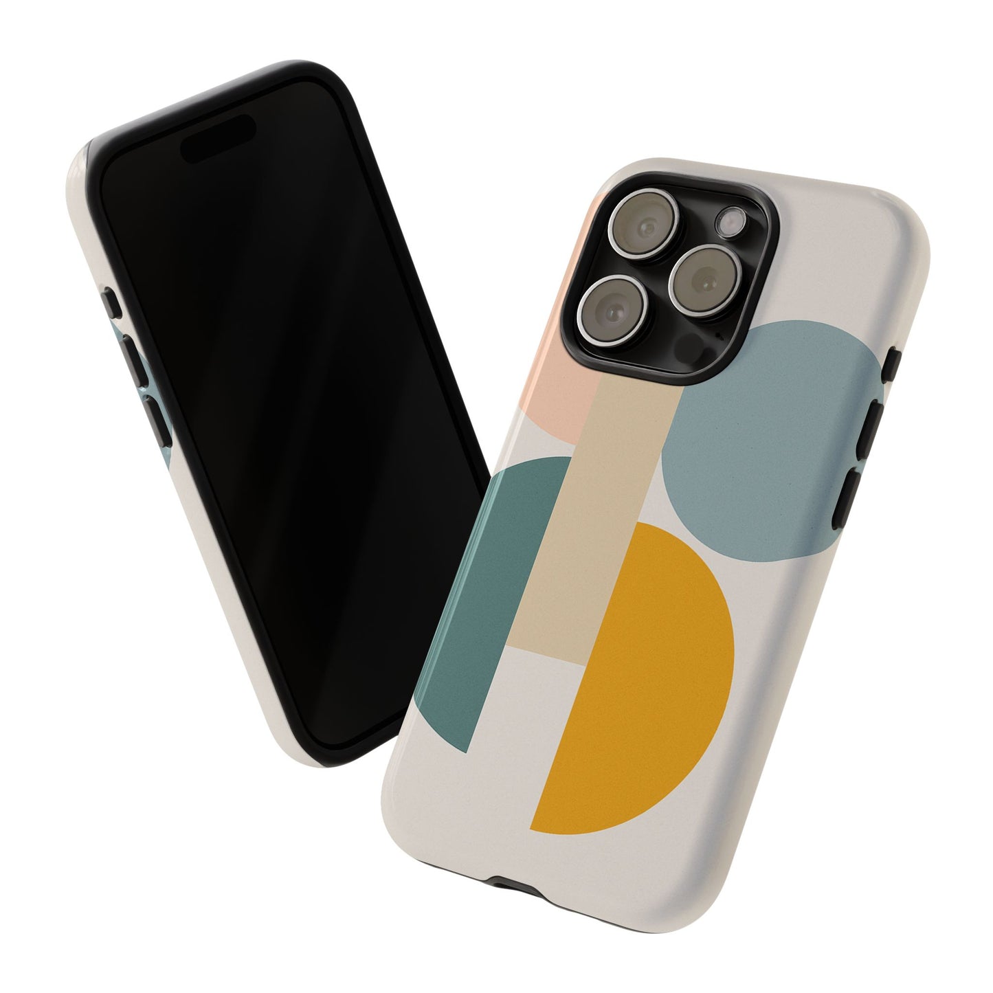 Minimalist Geometric Phone Case, Stylish Protective Cover for Phones, Modern Design, Gift for Him/Her, Trendy Tech Accessory