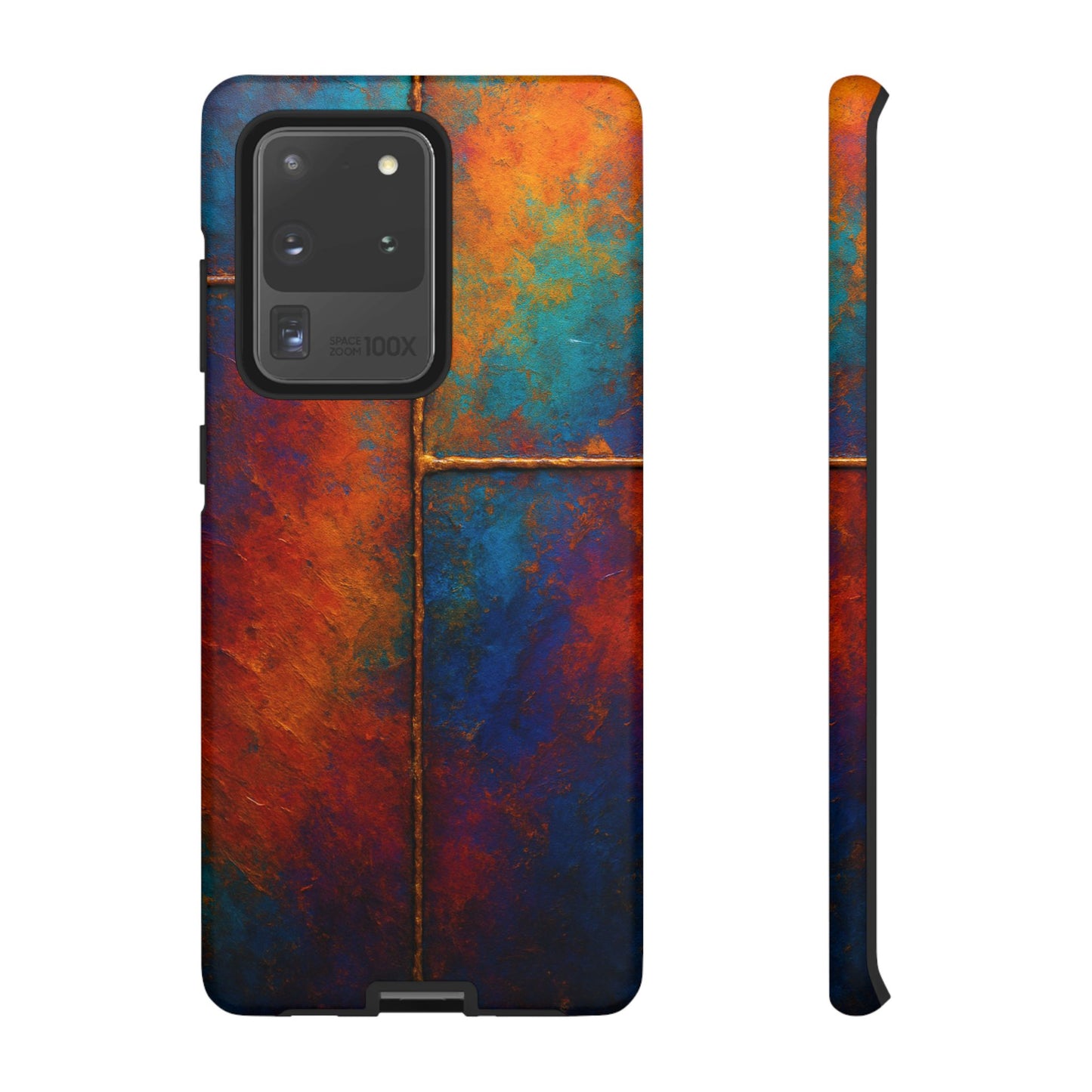 Vibrant Phone Case, Colorful Tough Case Cover, Artistic Phone Protector, Unique Smartphone Accessories, Gift for Tech Lovers