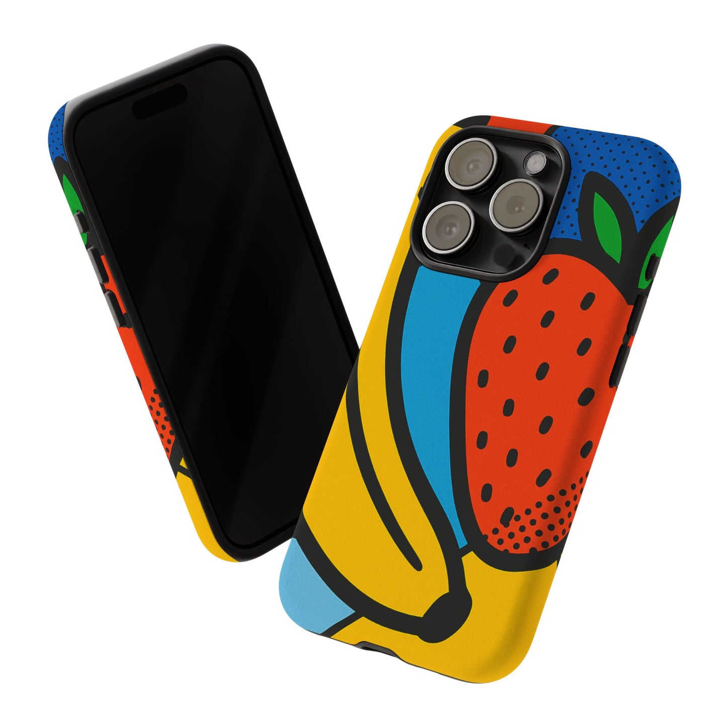Colorful Fruit Phone Case - Tough Cases - Fun, Vibrant, Unique, Gifts for Friends, Summer Accessories, Trendy Phone Protector