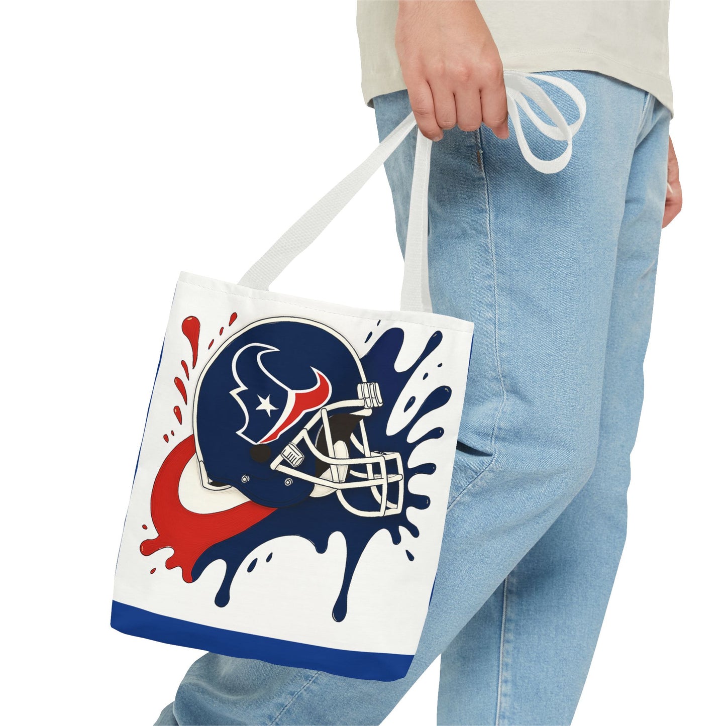 Football Splash Design Tote Bag, Sports Fan Bag, Game Day Accessory, NFL Tote, Casual Gym Bag, Carry-All for Sports Enthusiasts