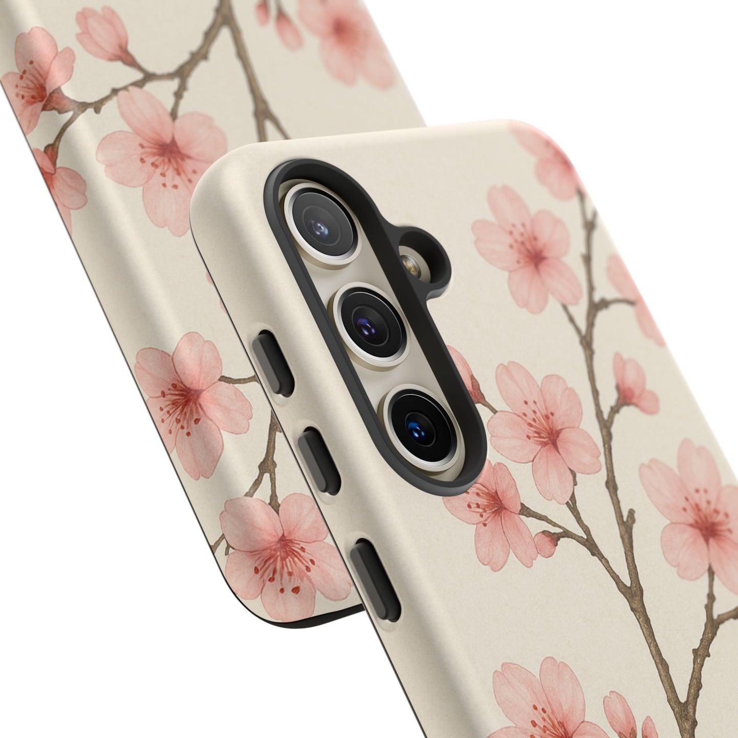 Cherry Blossom Phone Case, Floral Phone Cover, Tough Case for Gifts, Spring Decor, Cute Tech Accessories, Nature Lover's Gift