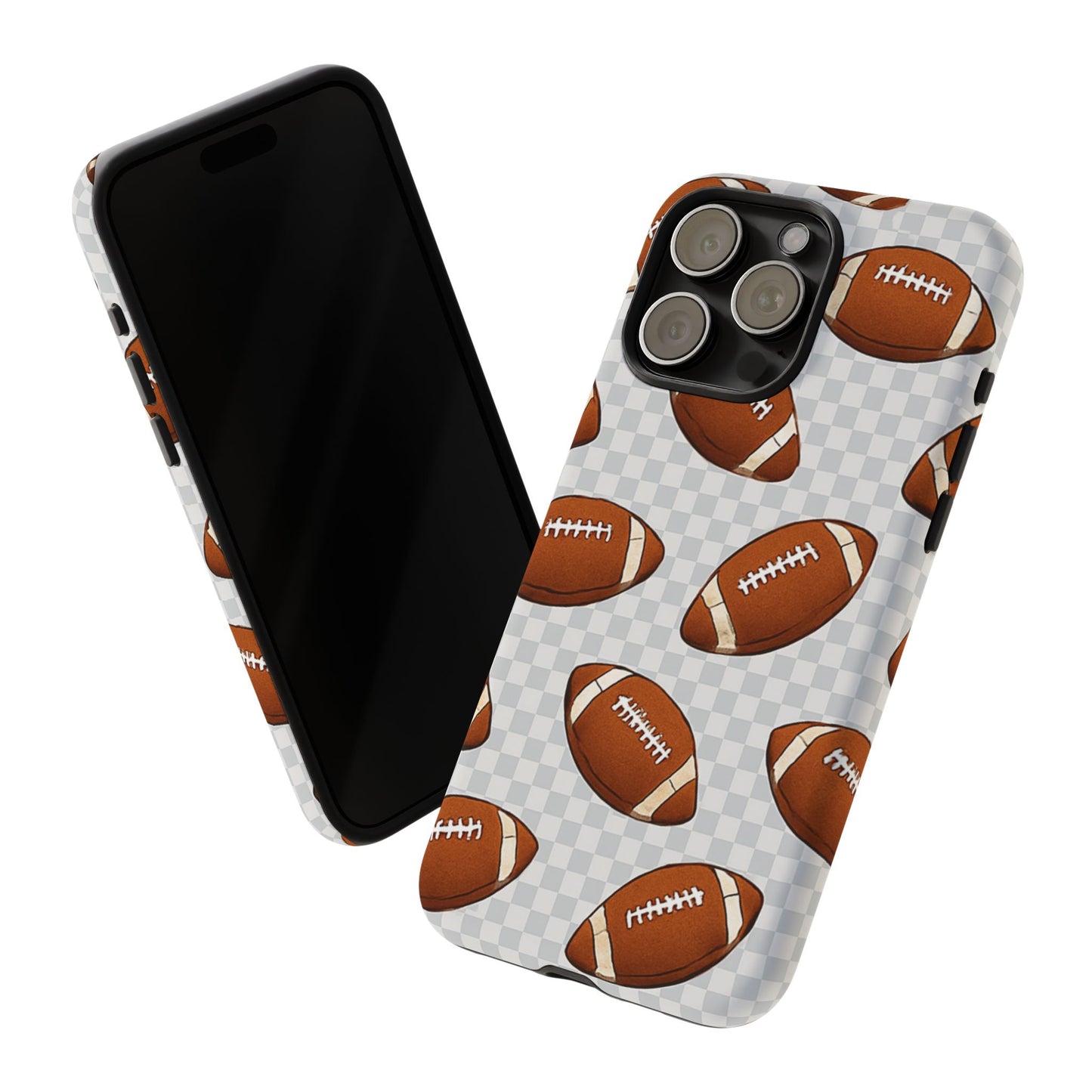 Football Phone Case, Tough Cases for Sports Fans, Unique Gift for Football Lovers, Protective Decor, Athletic Accessories