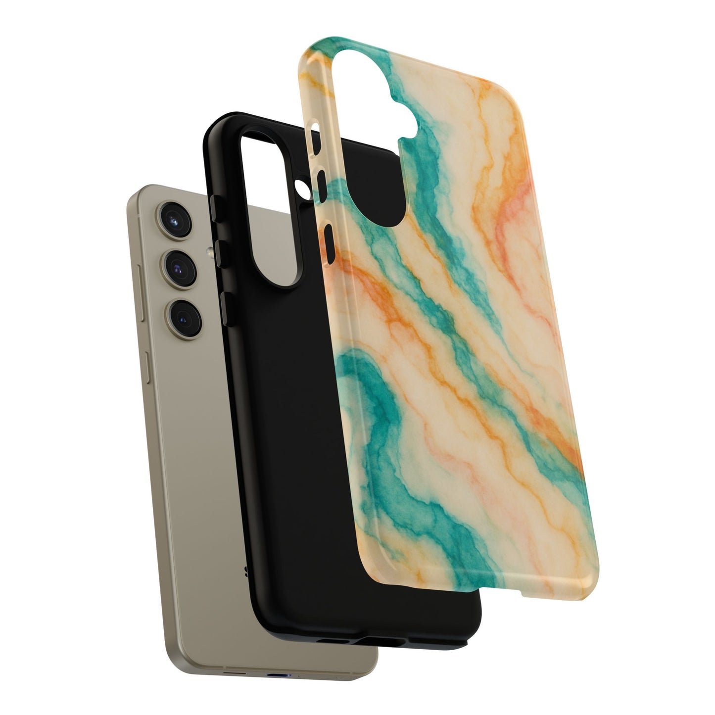 Stylish Phone Case - Tough Cases with Abstract Marble Design, Trendy Accessory, Gift for Her, Protective Case, Unique Phone Cover