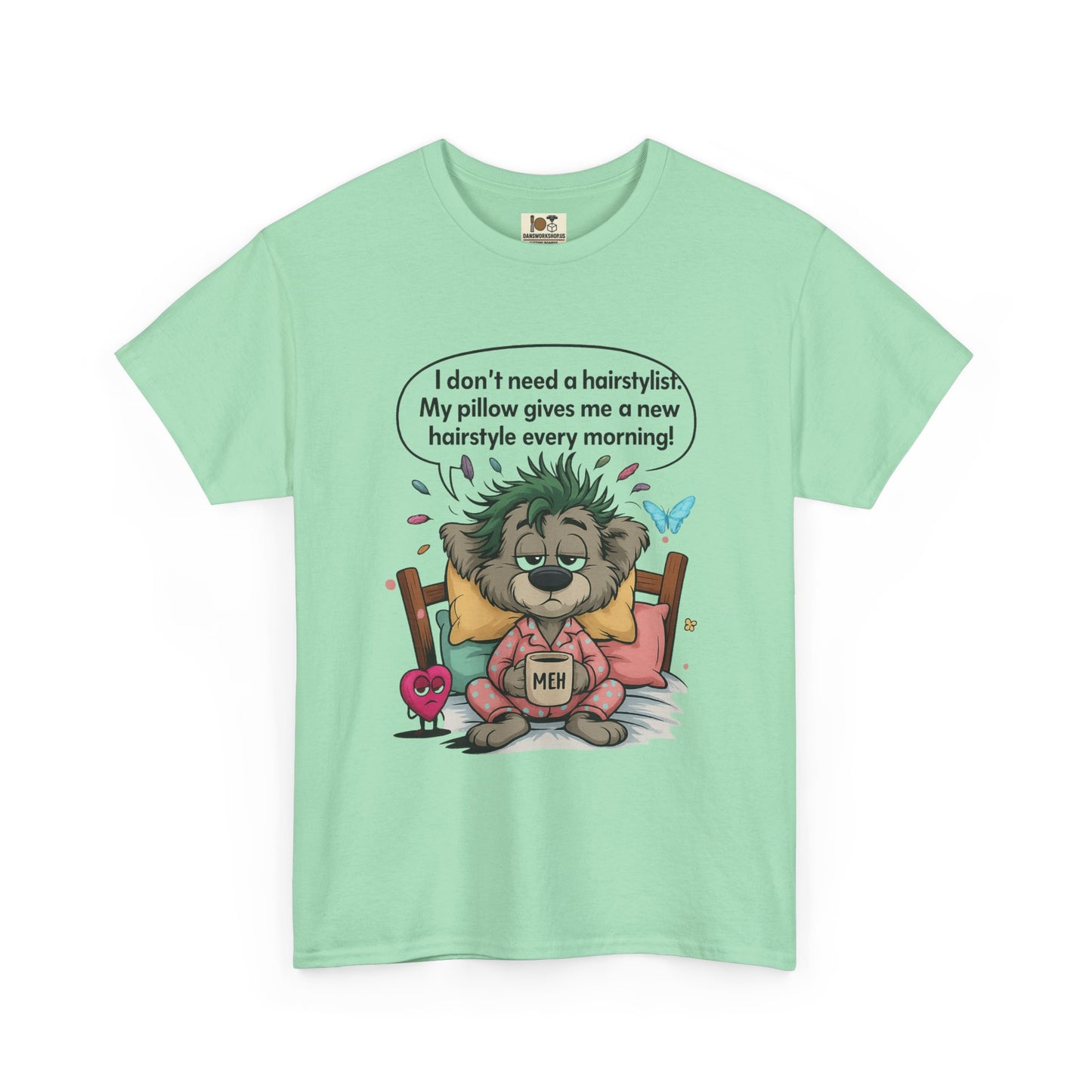 Whimsical Cotton Tee with Funny Quote - Ideal Gift for Friends, Unique Birthday Present, Casual Everyday Wear, Animal Lover Top