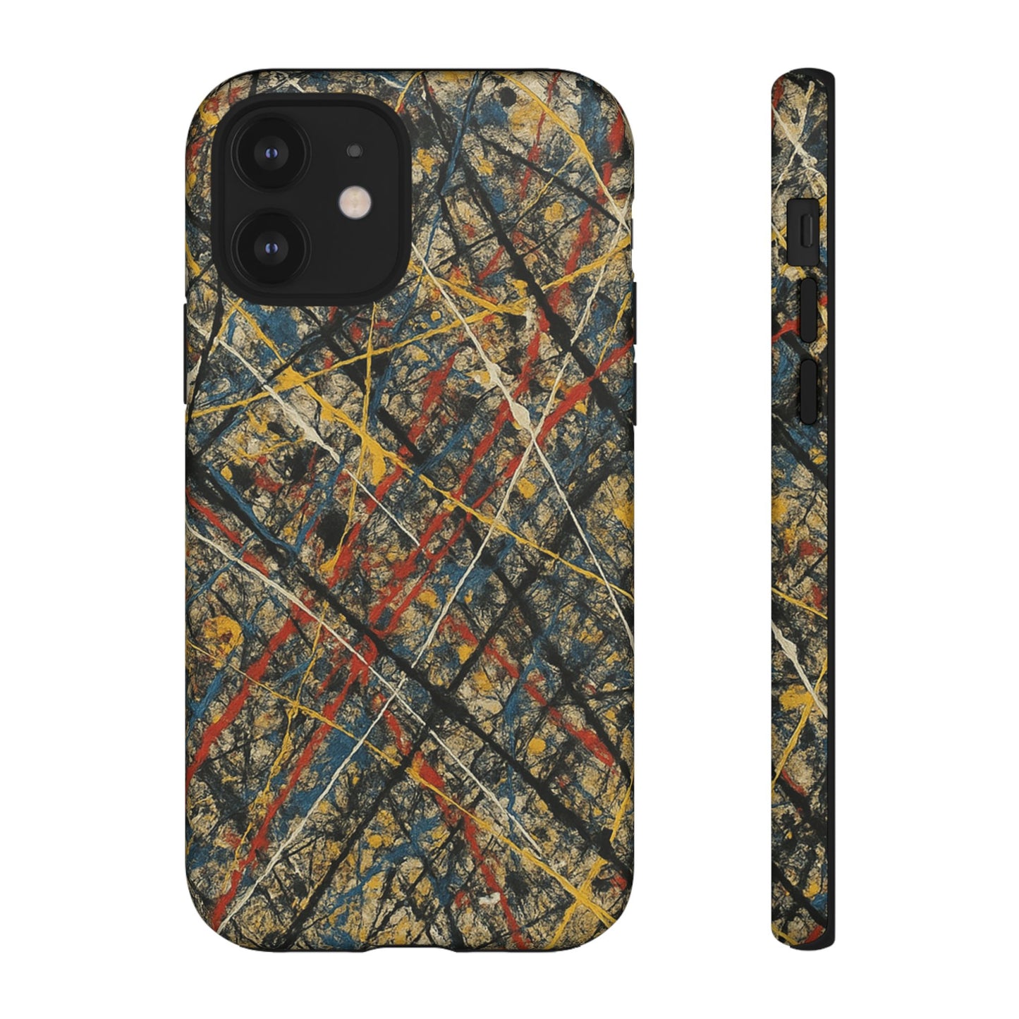 Tough Cases Phone Case - Bold Abstract Design, Stylish Mobile Cover, Unique Gift for Him/Her, Durable Accessory, Trendy Protection