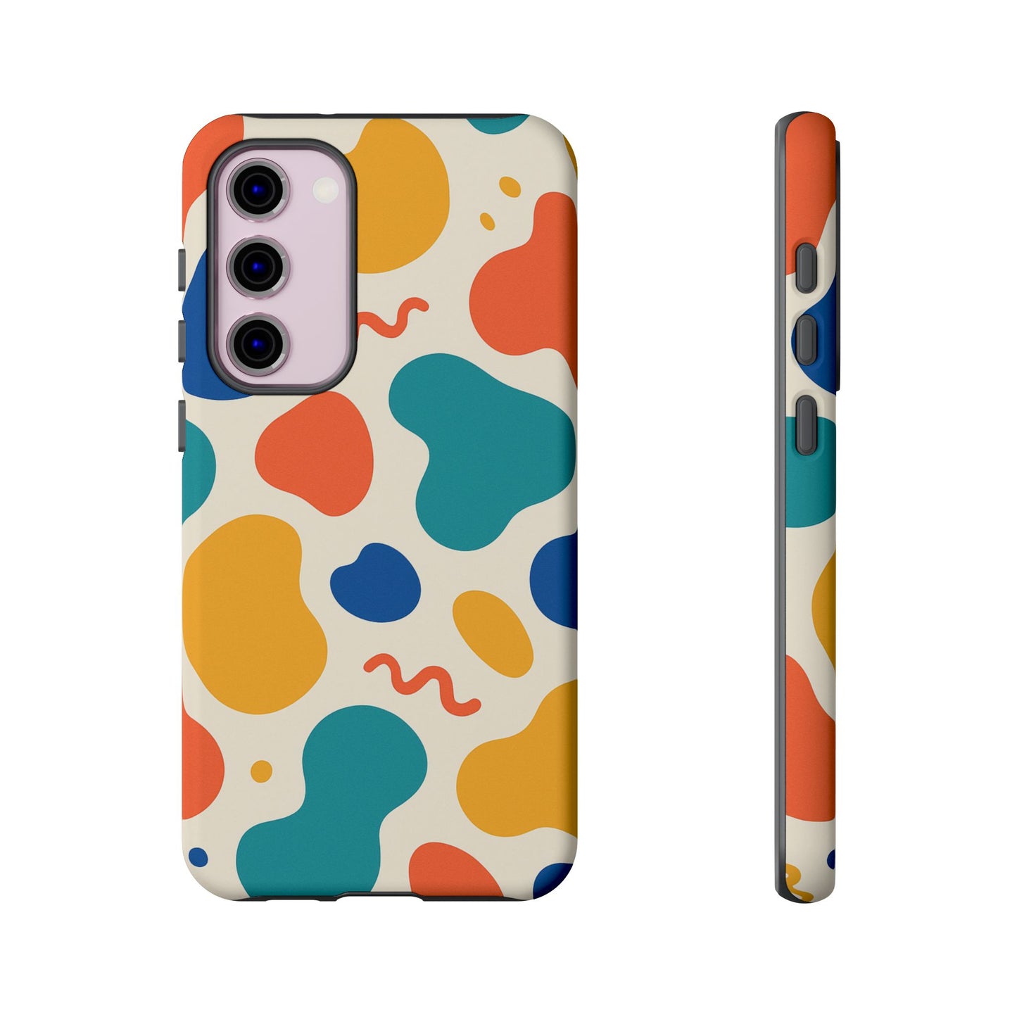 Colorful Phone Case with Abstract Design, Stylish Phone Cover, Trendy Tech Accessory for Her, Unique Gift Idea, Fun Patterned Case