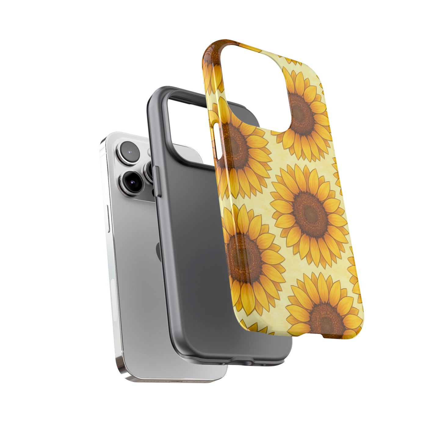 Sunflower Phone Cases - Tough Cases for Nature Lovers, Gift for Friends, Floral Design, Protective Case, Sunflower Decor