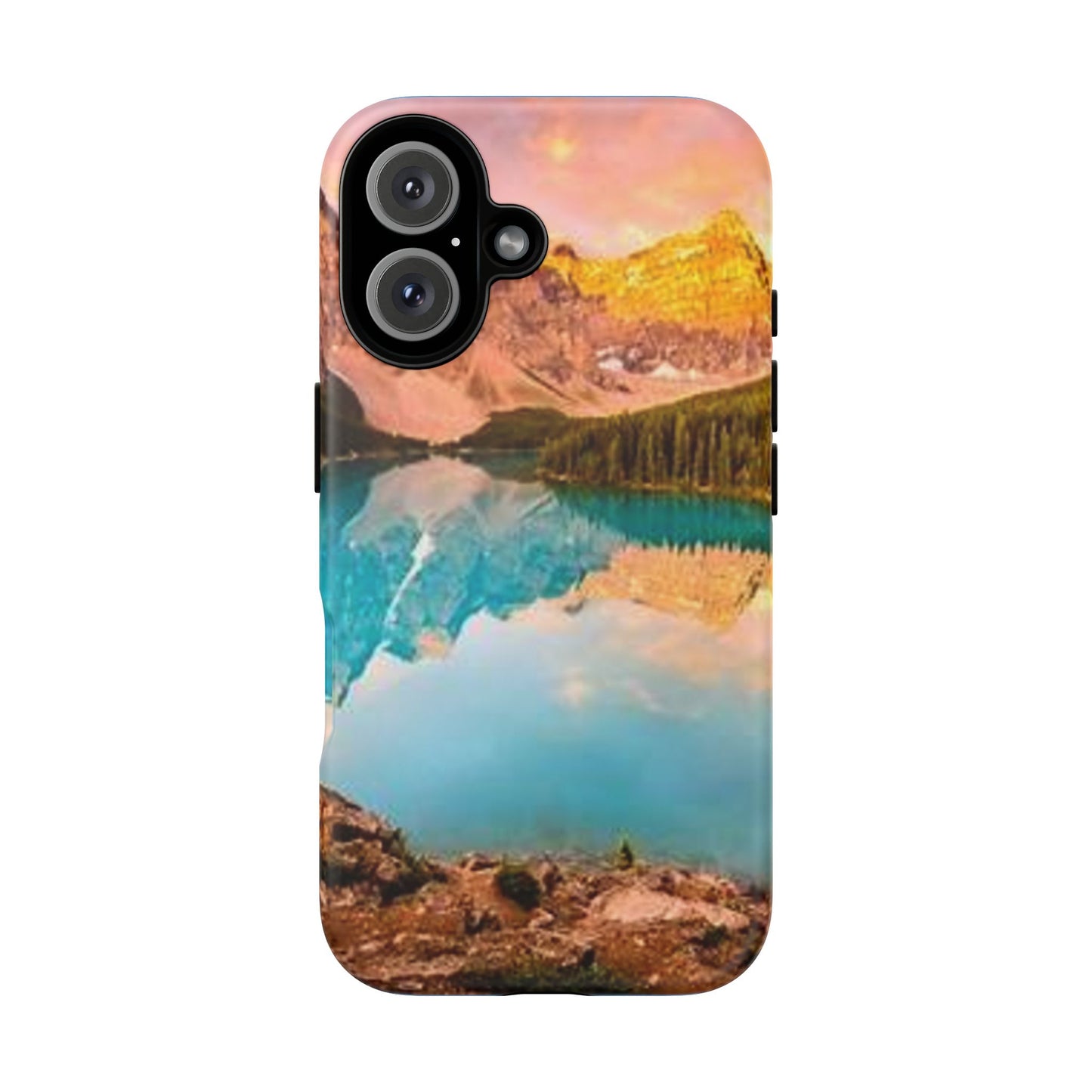 Nature-Inspired Phone Case with Mountain and Lake Design, Aesthetic Tough Cases for Outdoor Lovers, Phone Protection, Gift for Nature [...]