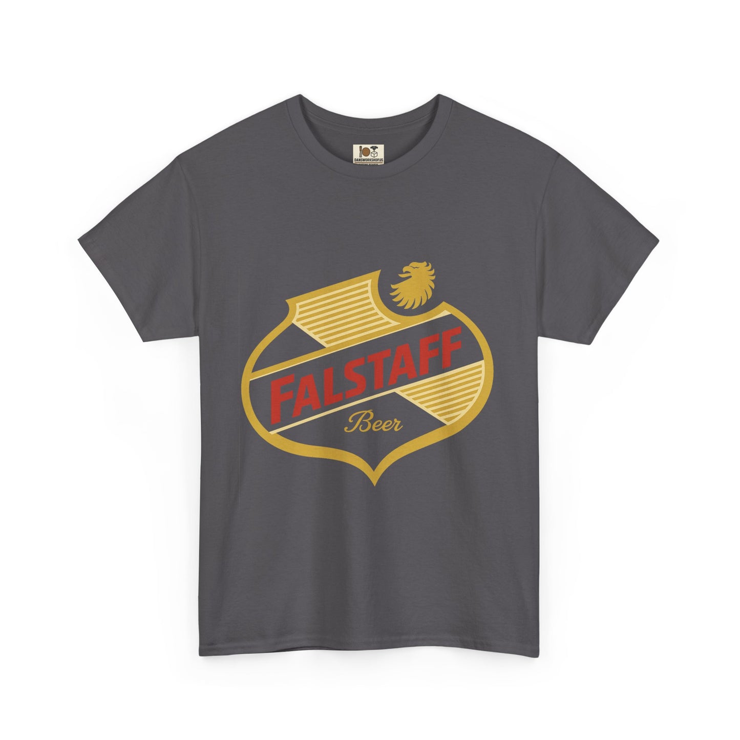 Vintage Falstaff Beer Unisex Heavy Cotton Tee | Retro Beer Graphic Shirt, Casual Wear, Gift for Beer Lovers, Party Outfit, Summer Top