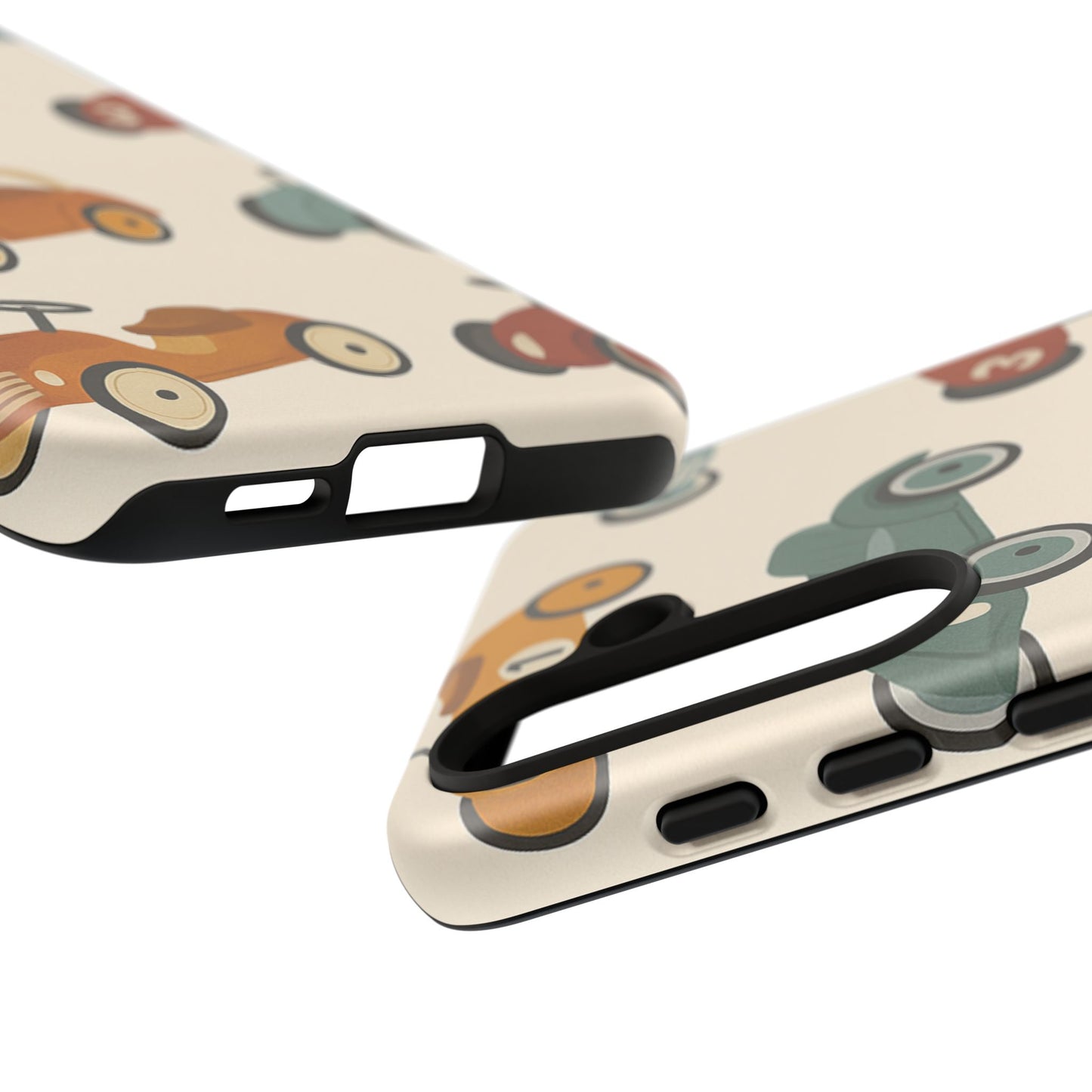 Vintage Car Phone Case, Tough Cases, Kids Gift, Car Lover Accessory, Retro Style, Phone Protection, Unique Design, pedal cars