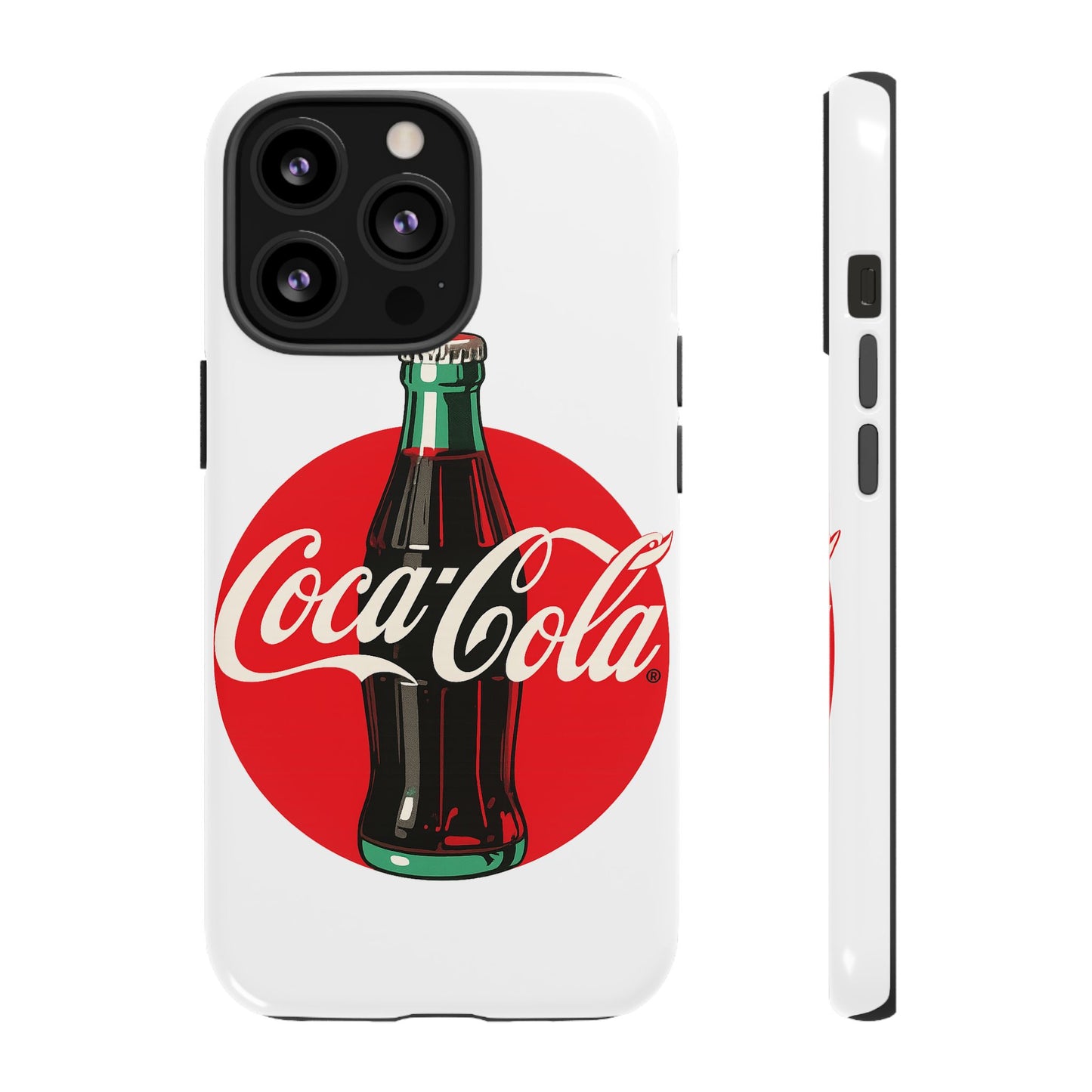 Coca-Cola Tough Phone Cases, Vintage Soda Drink, Retro Style, Unique Gift, Phone Accessories, Summer Vibes