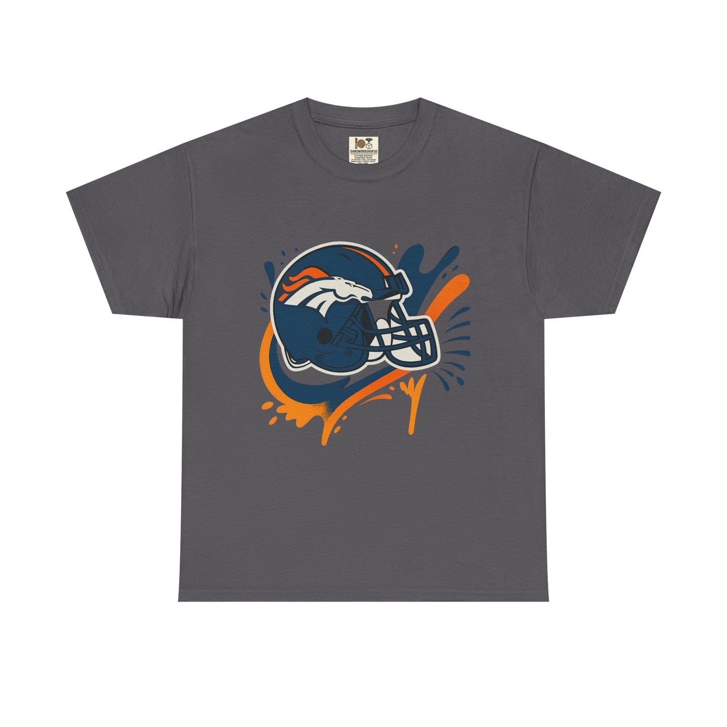 Denver Broncos Heavy Cotton Tee, Sports Team Shirt, Game Day Apparel, Unisex T-Shirt, Football Fan Gift, Denver Merchandise