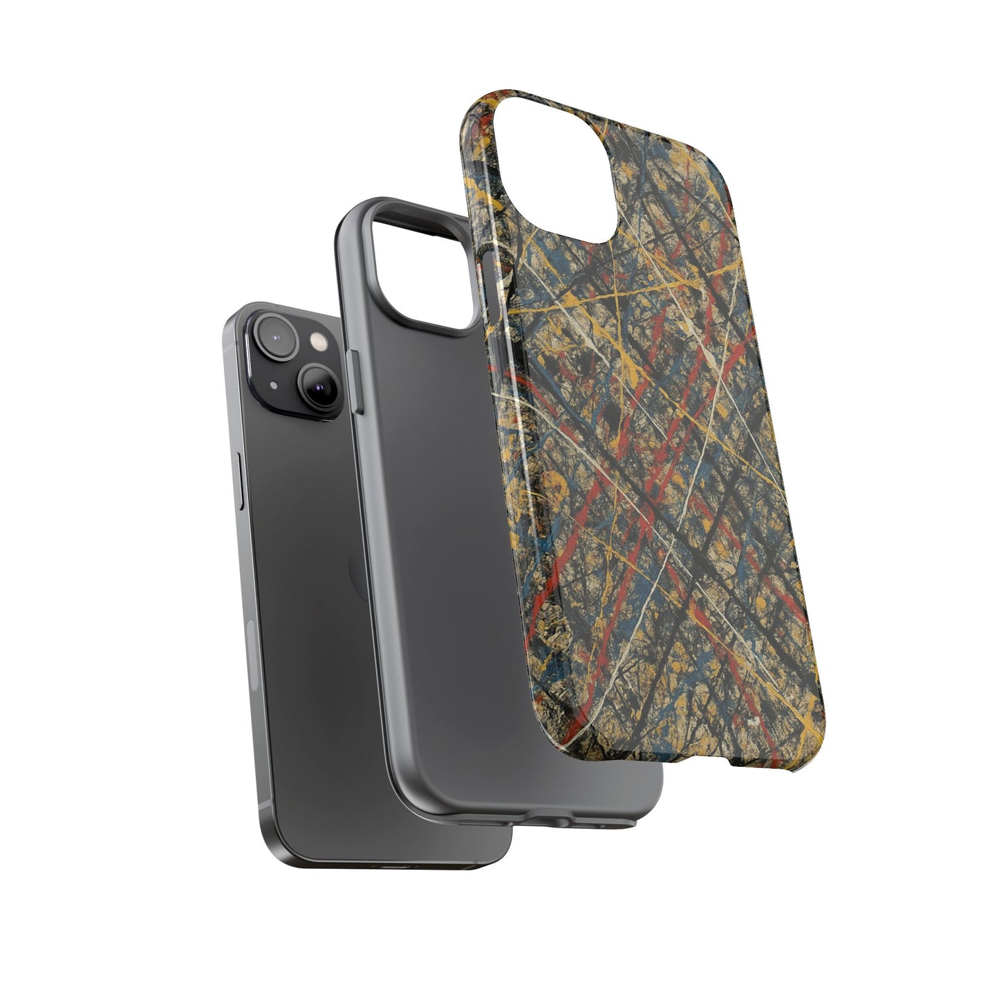 Tough Cases Phone Case - Bold Abstract Design, Stylish Mobile Cover, Unique Gift for Him/Her, Durable Accessory, Trendy Protection