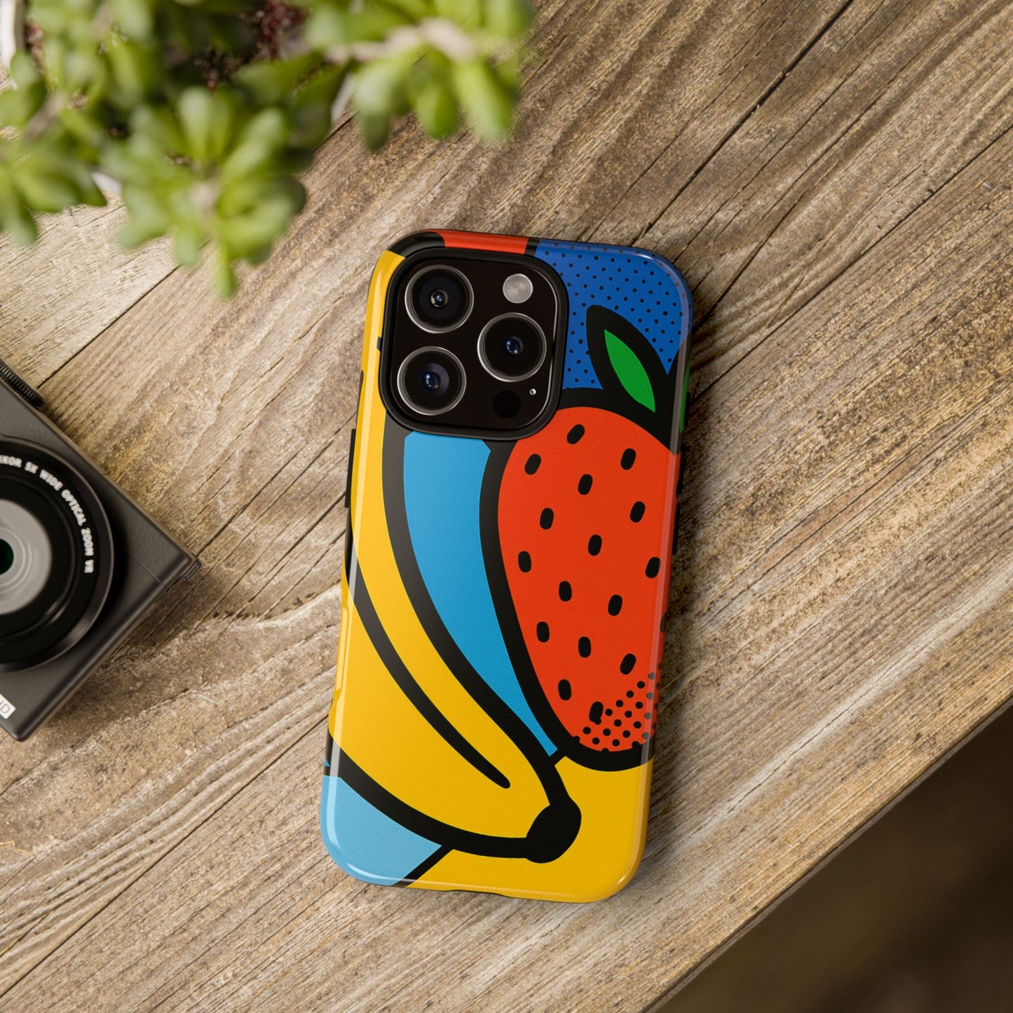 Colorful Fruit Phone Case - Tough Cases - Fun, Vibrant, Unique, Gifts for Friends, Summer Accessories, Trendy Phone Protector
