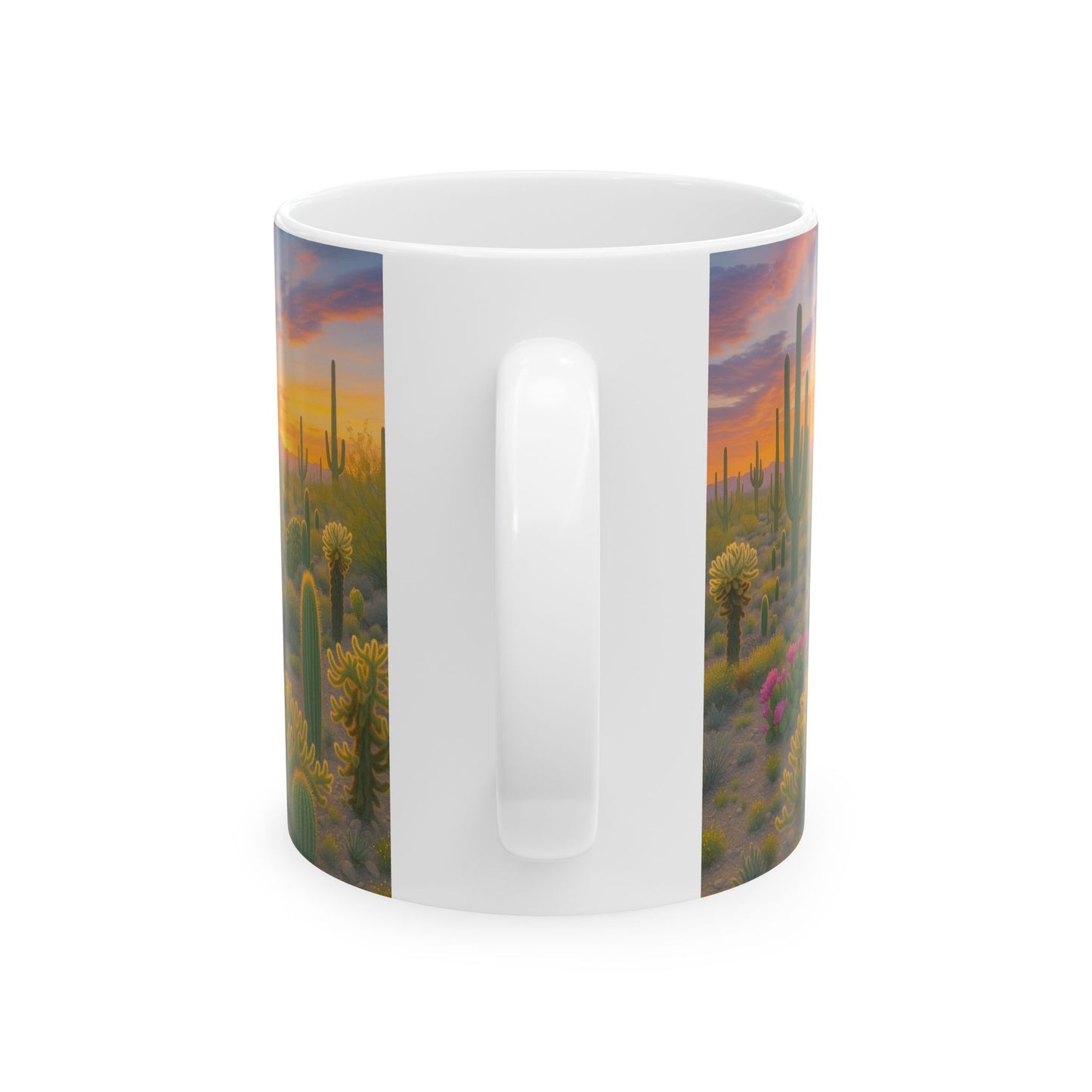 Desert Sunset Ceramic Mug, Cactus Coffee Cup, Nature Lover Gift, Home [...]
