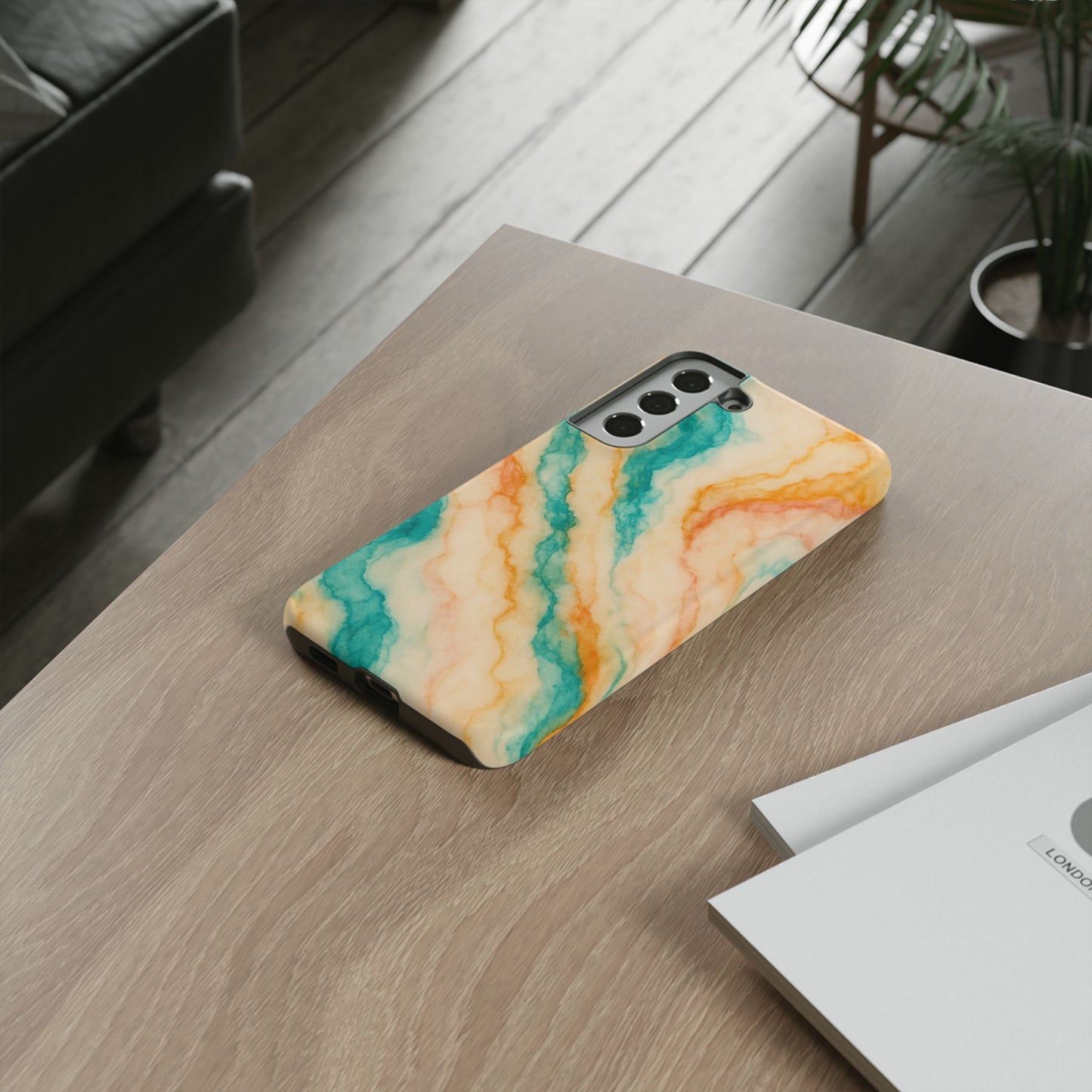 Stylish Phone Case - Tough Cases with Abstract Marble Design, Trendy Accessory, Gift for Her, Protective Case, Unique Phone Cover