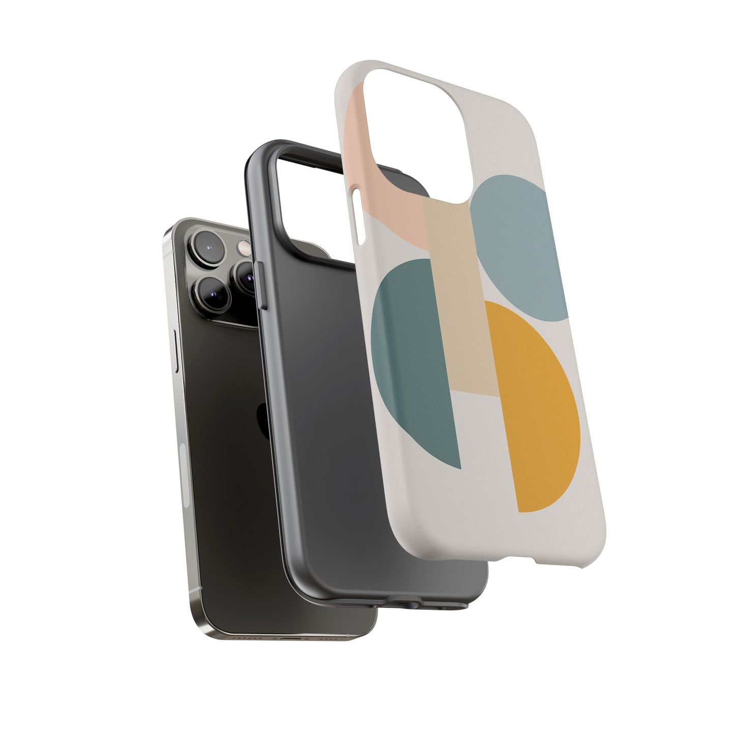 Minimalist Geometric Phone Case, Stylish Protective Cover for Phones, Modern Design, Gift for Him/Her, Trendy Tech Accessory
