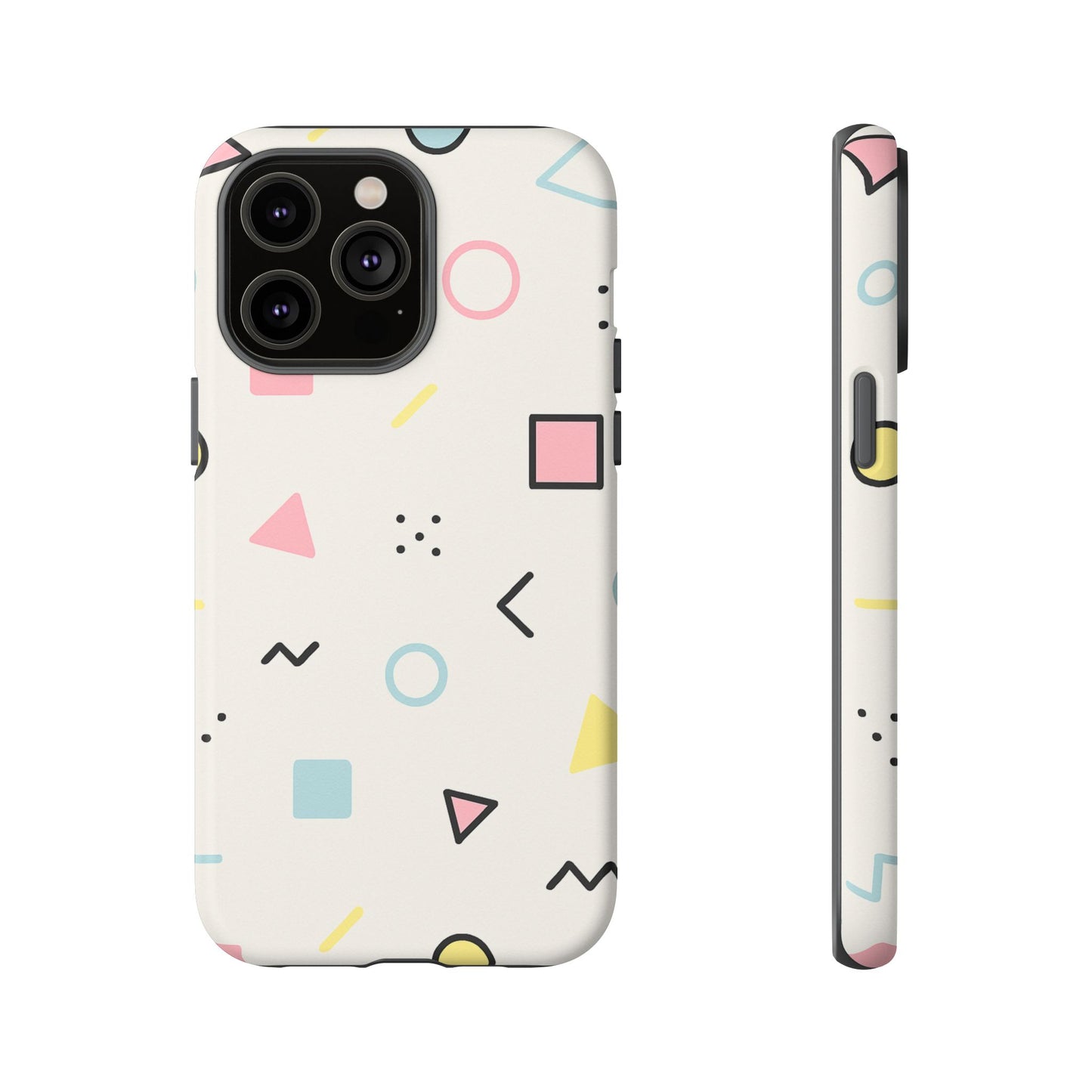 Geometric Phone Case - Stylish Tough Cases for Trendsetters, Unique Phone Covers, Modern Accessories, Gift Ideas for Her