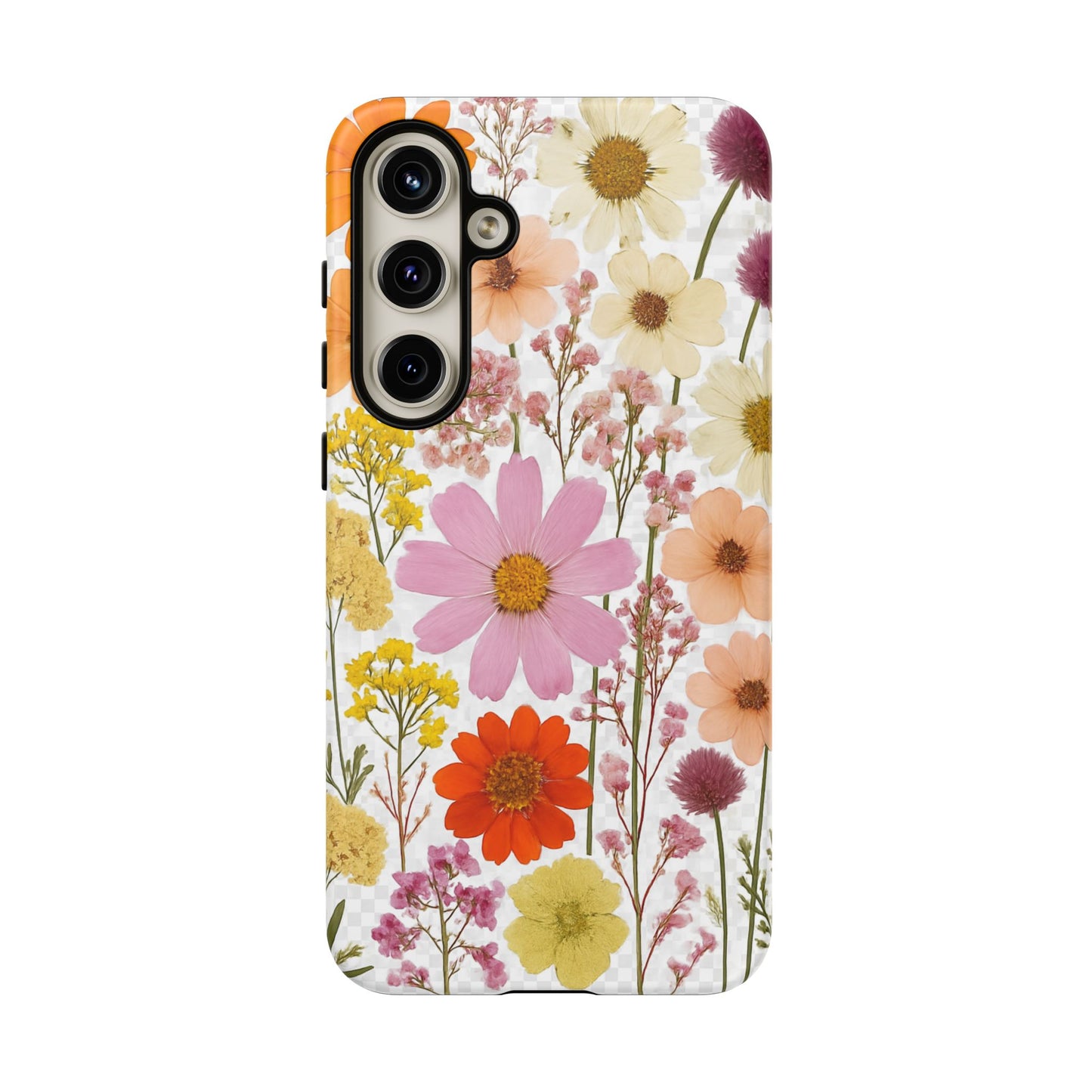 Floral Phone Case - Tough Cases, Stylish Protective Cover, Flower Design, Trendy Gift, Nature Lover Accessory, DRIED FLOWERS