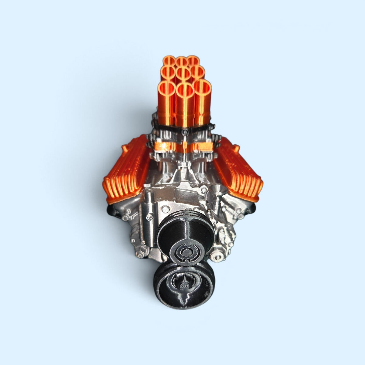 9 pipe engine