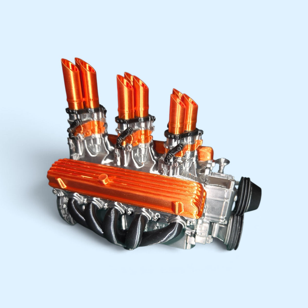 9 pipe engine