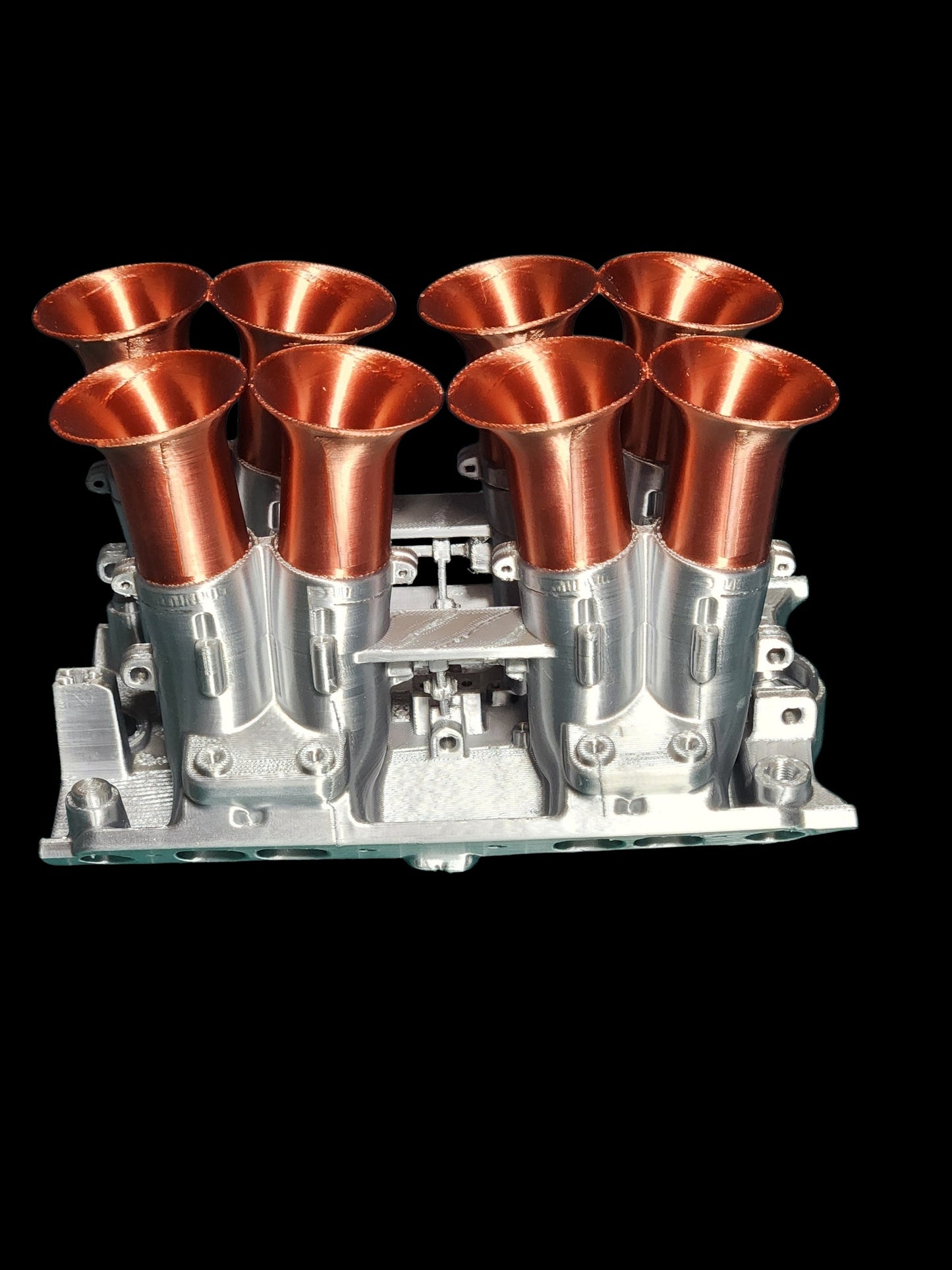 3D PRINTED 8-STACK AIR INTAKE MANIFOLD FOR PEDAL CAR ENGINES