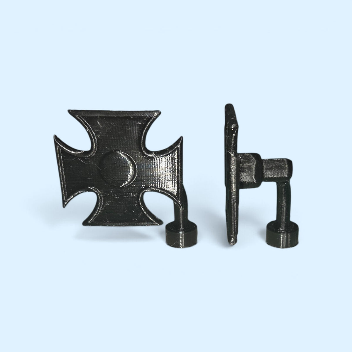 Pedal car cross mirrors