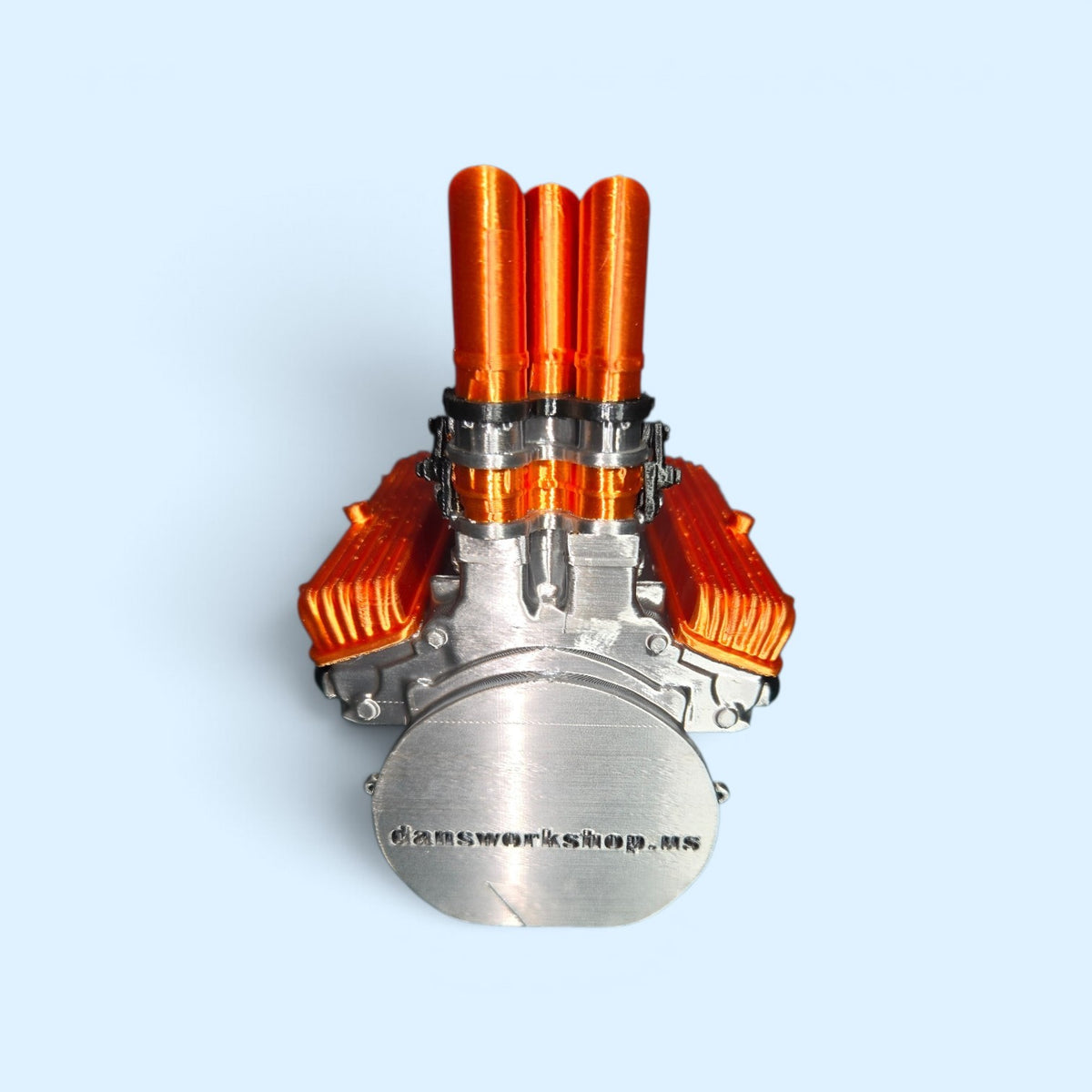 9 pipe engine