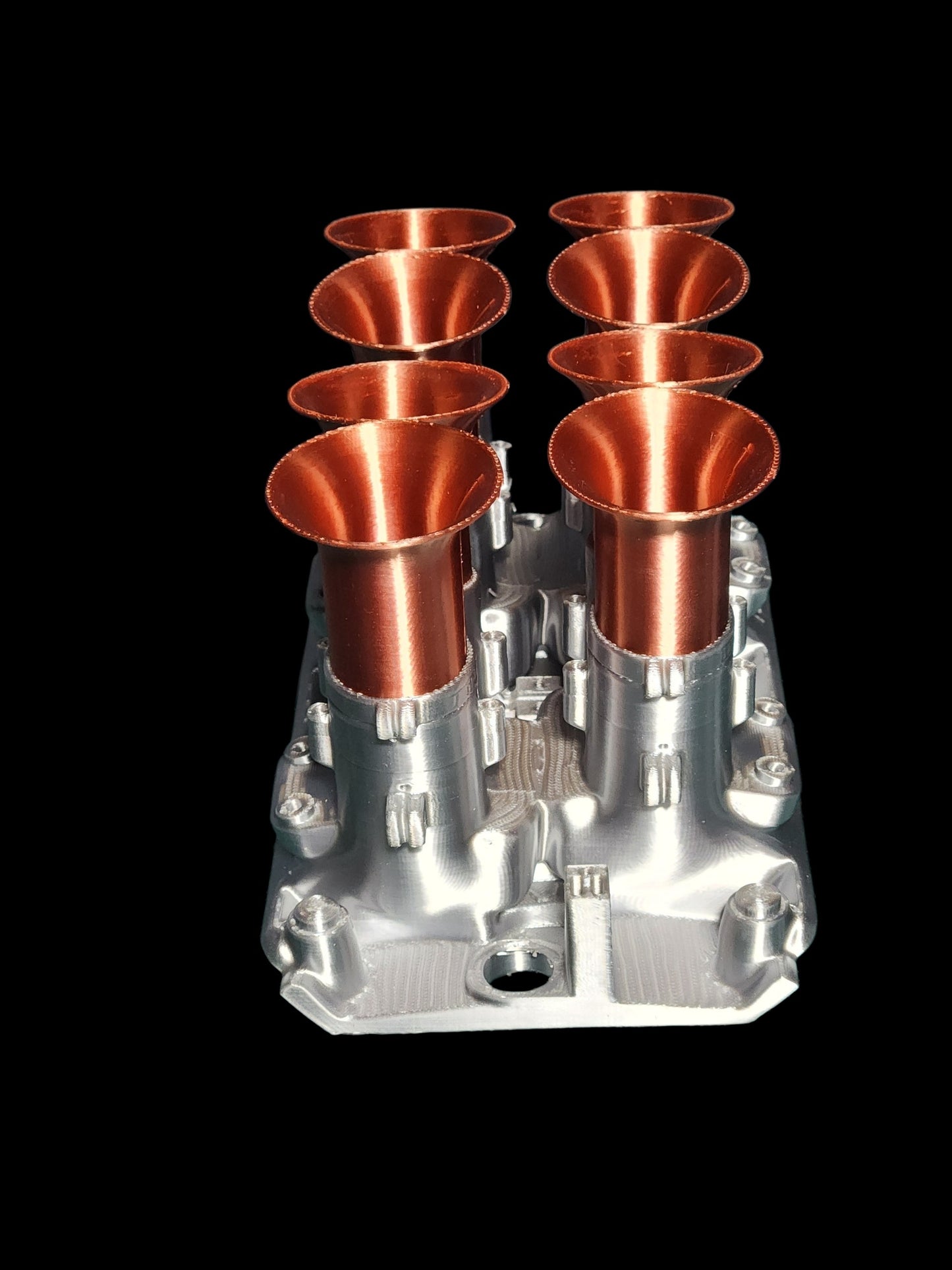 3D PRINTED 8-STACK AIR INTAKE MANIFOLD FOR PEDAL CAR ENGINES