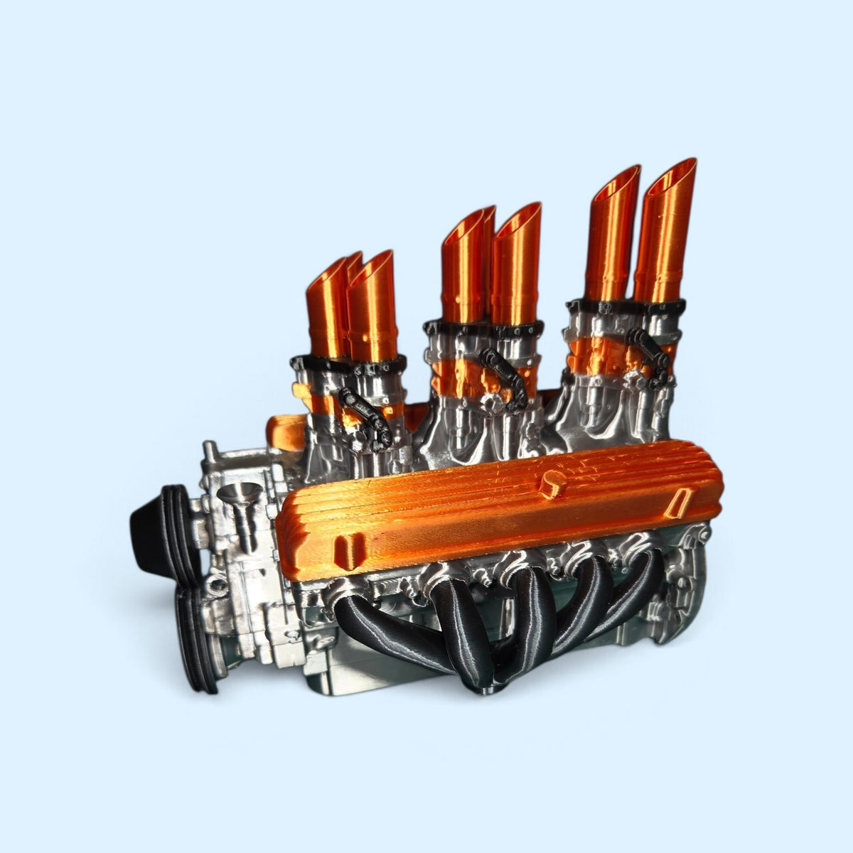 9 pipe engine