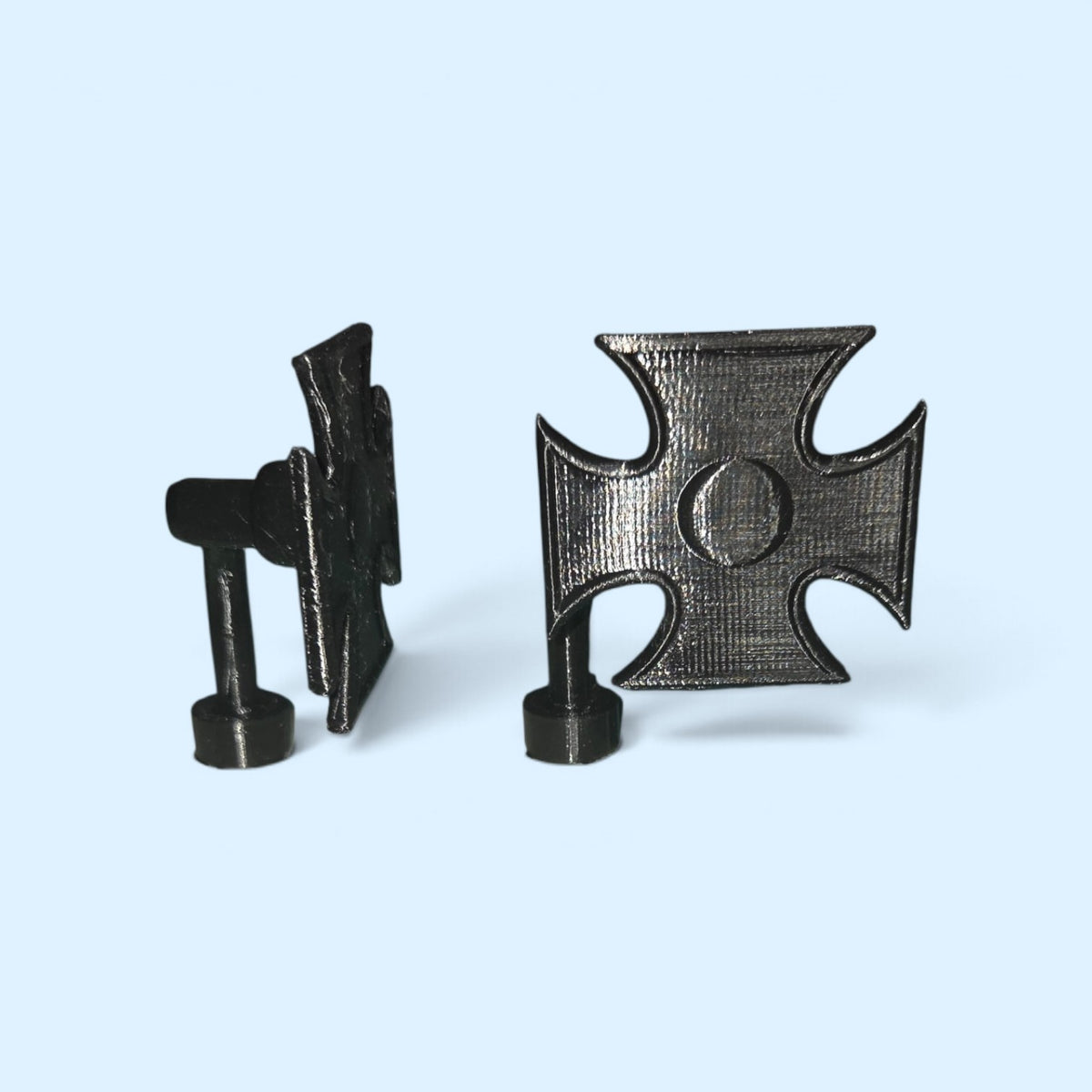 Pedal car cross mirrors